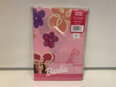 12 X BRAND NEW BARBIE CURTAIN SETS WITH TIE BACK 170 X 137CM