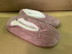 48 X BRAND NEW CHENILLE SOCK SLIPPERS IN 2 BOXES