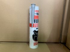 36 X BRAND NEW BOXED EVO-STIK THE DOGS B*LL*OCKS ADHESIVE AND SEALANT GREY (PRODUCTION DATE DECEMBER