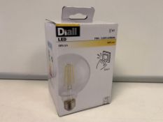 80 X NEW BOXED DIALL LED 75W/1055 LUMENS E27 FITTING FILEMENT LIGHTBULBS