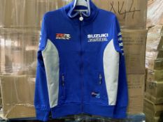 5 X BRAND NEW OFFICIAL SUZUKI ECSTAR TRACK JACKETS SIZE XS