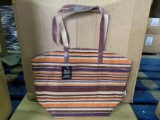 24 X BRAND NEW STRIPE PATTERN LARGE HAND BAGS