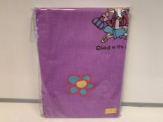 10 X BRAND NEW GROOVY CHICK CURTAIN SETS 168 X 137CM