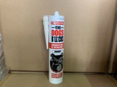 36 X BRAND NEW BOXED EVO-STIK THE DOGS B*LL*OCKS ADHESIVE AND SEALANT IVORY (PRODUCTION DATE