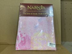 10 X BRAND NEW NARNIA THE LION THE WITCH AND THE WARDROBE PAIR OF CURTAINS 168 X 137CM