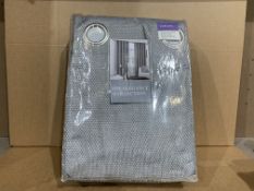 5 X BRAND NEW THE ELEGANCE COLLECTION GREY CURTAINS SIZE 90 X 72 INCHES (229 X 183CM)