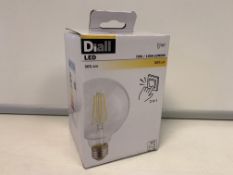 80 X NEW BOXED DIALL LED 75W/1055 LUMENS E27 FITTING FILEMENT LIGHTBULBS