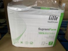 120 X LILLE HEALTHCARE SUPREME FORM SUPER PLUS INCOTINENCE PADS