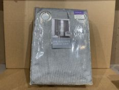 5 X BRAND NEW THE ELEGANCE COLLECTION GREY CURTAINS SIZE 90 X 72 INCHES (229 X 183CM)