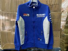 5 X BRAND NEW OFFICIAL SUZUKI ECSTAR TRACK JACKETS SIZE XS