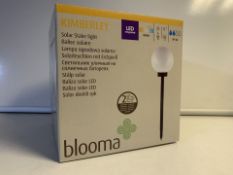 6 X BRAND NEW BLOOMA LARGE KIMBERLEY SOLAR STAKE LIGHTS