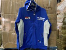 5 X BRAND NEW OFFICIAL SUZUKI ECSTAR HOODIES (4 X XS AND 1 X XXL)