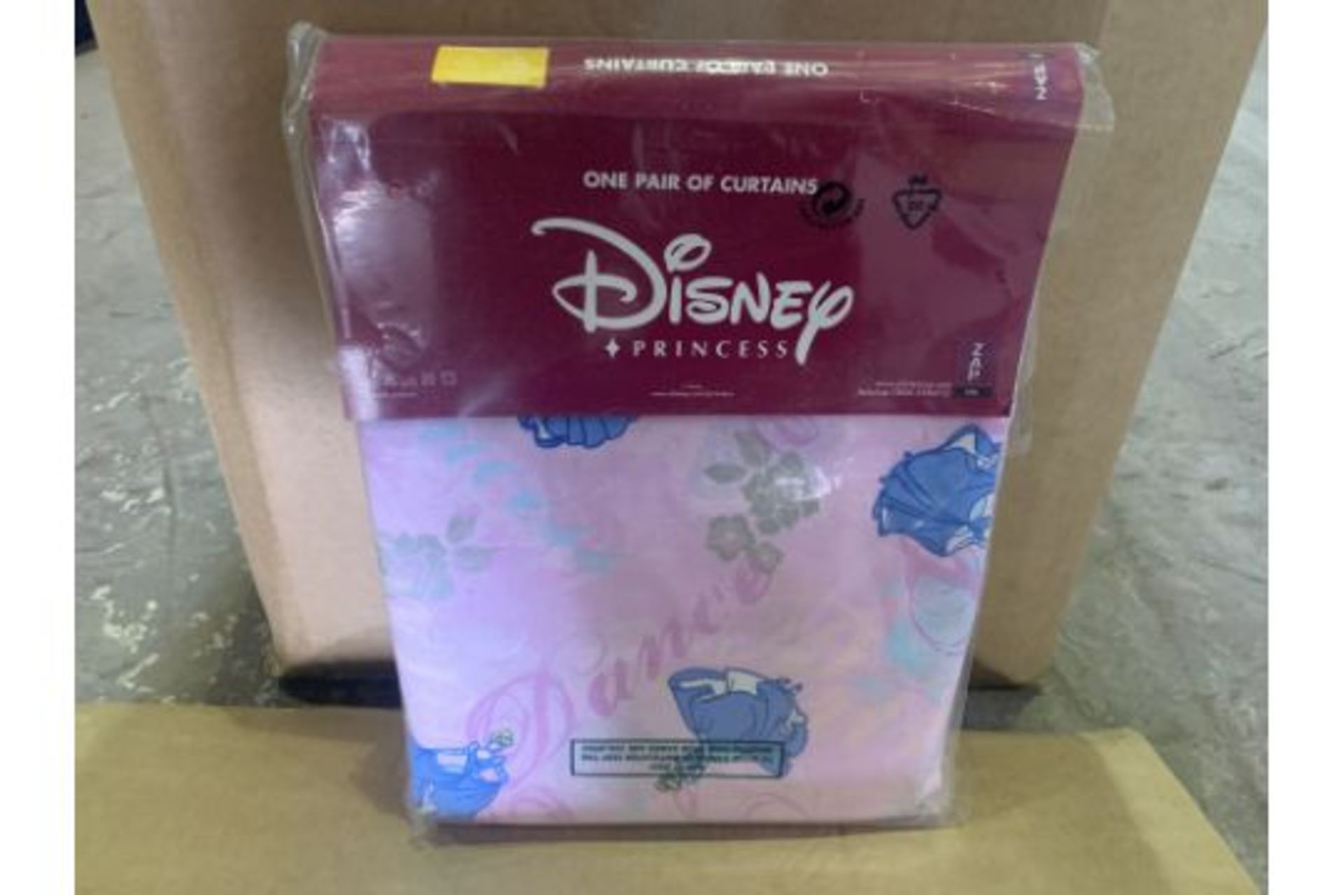 12 X BRAND NEW DISNEY PRINCESS CURTAIN SETS 168 X 137CM