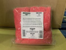 60 X BRAND NEW PACKS OF 10 UNGER RED MICROWIPE CLOTHS