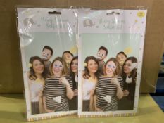 96 X BRAND NEW BABY SHOWER SELFIE KITS IN 4 BOXES