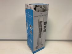 10 X NEW BOXED LARGE USB TOWER FAN. 2 X SPEEDS, USB POWERED. RRP £19.99 EACH