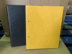 100 X VARIOUS RING BINDER FOLDERS