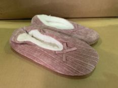 48 X BRAND NEW CHENILLE SOCK SLIPPERS IN 2 BOXES