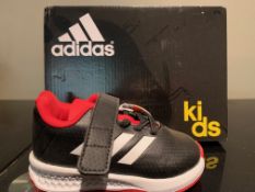 NEW & BOXED ADIDAS RAPIDA TURF PREDATOR TRAINERS SIZE INFANT 4 (23 UPSTAIRS)