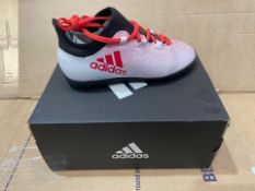 1 X NEW & BOXED ADIDAS X TANGO 17.3 TF J TRAINERS SIZE INFANT 12 (132/28)