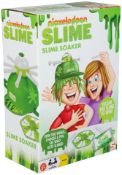 12 X NEW BOXED NICKELODEON SLIME SOAKER - SPIN THE WHEEL, CHOOSE A PIN, SEE WHO GETS SLIMED (941/4)