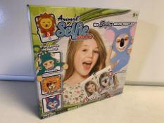 48 X BRAND NEW ANIMAL SELFIE STUDIO THE SUPER SLEFIE CRAFT KIT (1066/27)