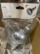 15 x NEW CHROME OVERHEAD SHOWER HEADS (134/4)