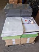 PALLET TO CONTAIN A LARGE QTY OF PAPER PRODUCTS. ORIGINAL PALLET RRP CIRCA £2,000. TO INCLUDE: