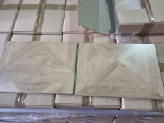 (Z176) PALLET TO CONTAIN 28 X BOXES OF COLOURS STACCATO OAK PARQUET EFFECT LAMINATE FLOORING