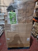 (Z197) PALLET TO CONTAIN VARIOUS ITEMS TO INCLUDE: KETER STORE IT OUT, FRANKE KITCHEN SINKS,