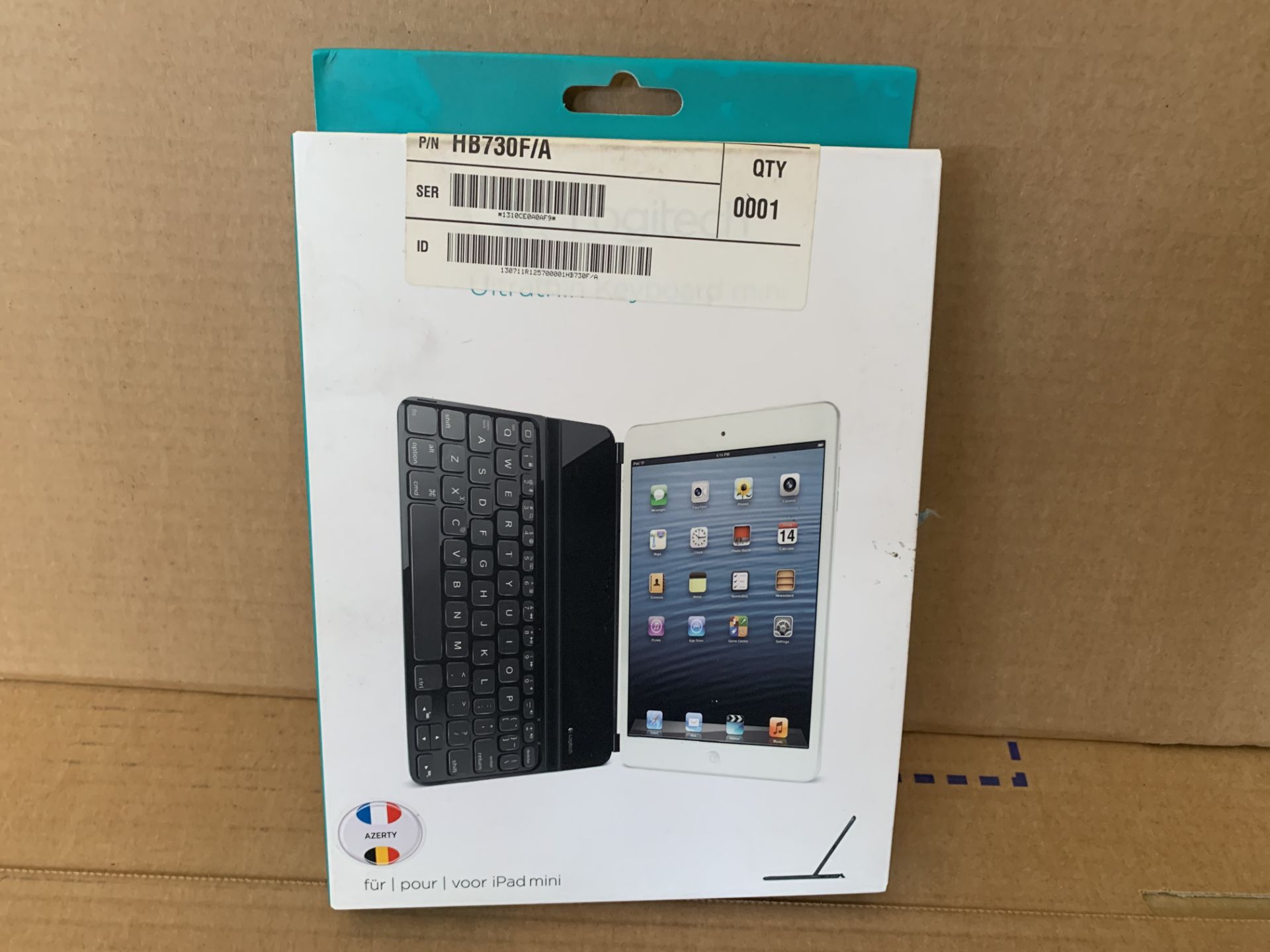 12 X BRAND NEW LOGITECH ULTHARIN KEYBOARD MINI (FRENCH) FOR IPAD MINI