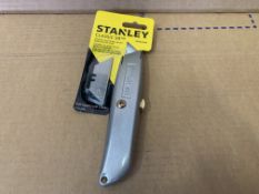 12 X BRAND NEW STANLEY CLASSIC 99 UTILITY KNOFE AND BLADE PACKS