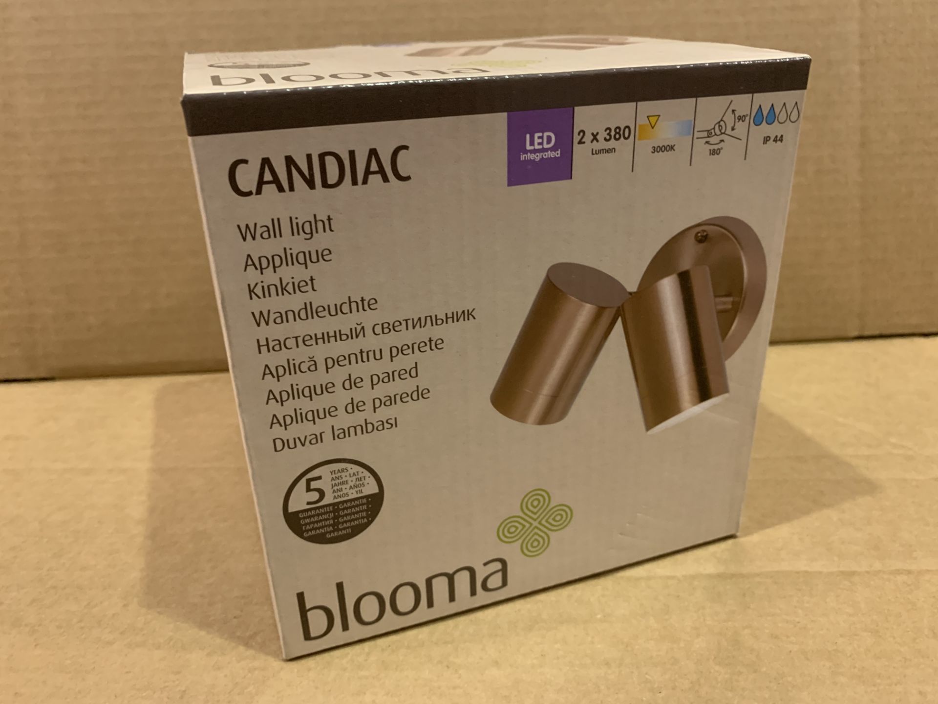 10 X BRAND NEW BLOOMA CANDIAC LED WALL LIGHTS