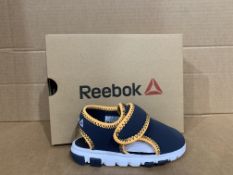 (NO VAT) 12 X BRAND NEW REEBOK WAVE GLIDER 3 SANDLAS BLUE SIZE i5