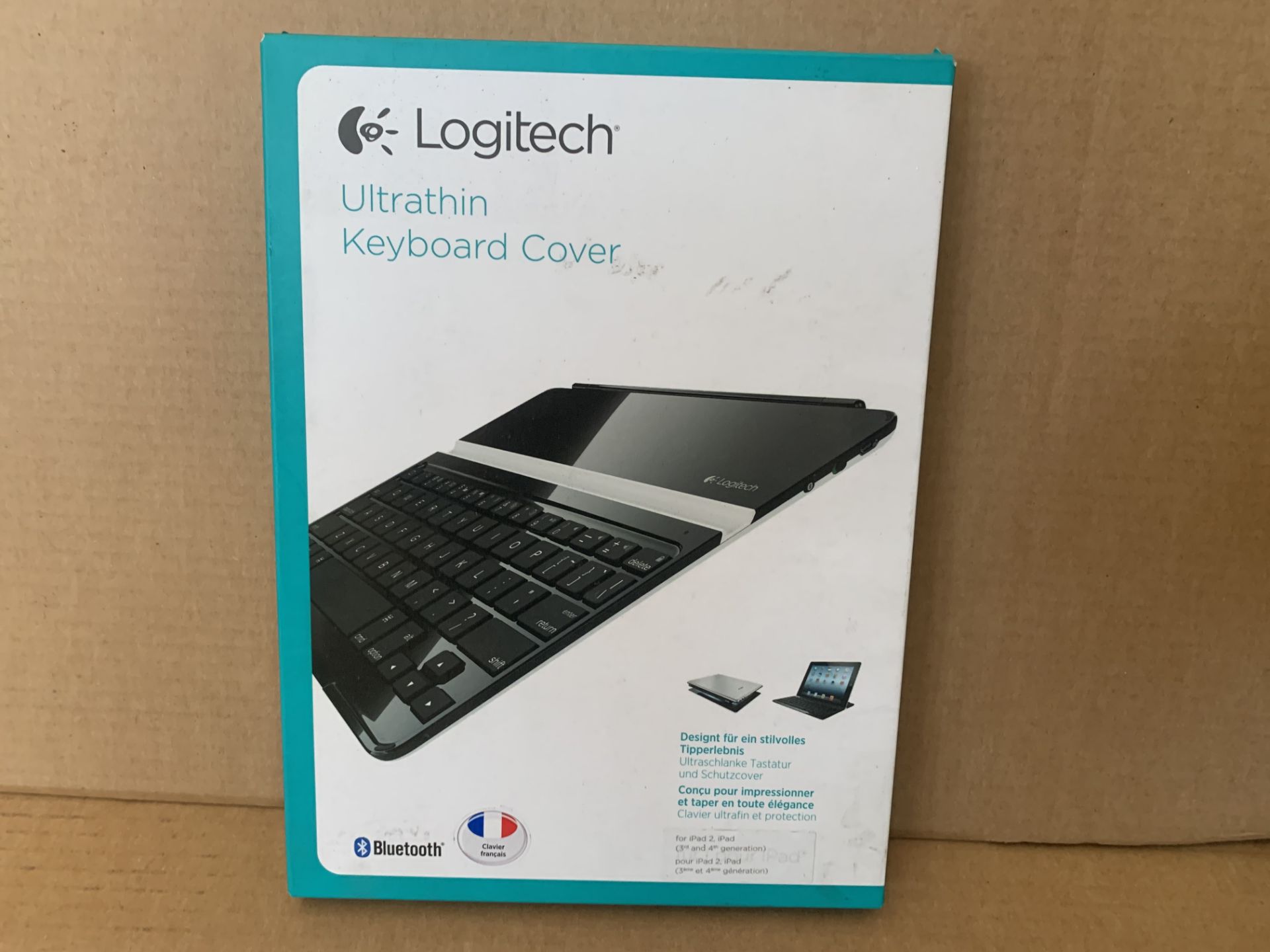 10 X BRAND NEW LOGITECH ULTHARIN KEYBOARD COVERS (FRENCH) FOR IPAD 2