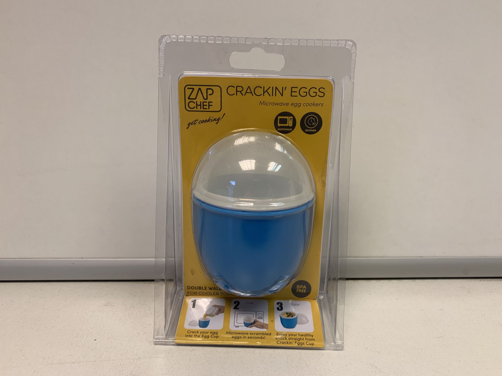 96 X BRAND NEW ZAP CHEF CRACKING EGGS MICROWAVE EGG COOKERS