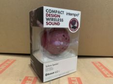 8 X BRAND NEW ITEMPO COMPACT DESIGN SPHERE SPEAKERS IN VARIOUS COLOURS