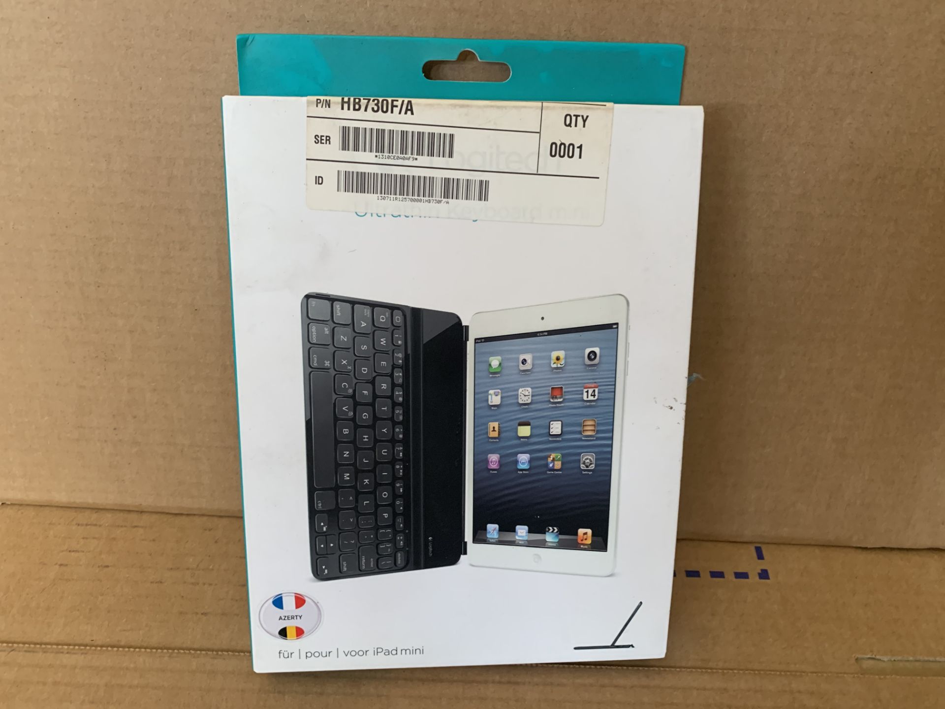 12 X BRAND NEW LOGITECH ULTHARIN KEYBOARD MINI (FRENCH) FOR IPAD MINI