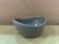 144 X BRAND NEW DALEBROOK STONE MATT MELAMINE REEF 60ML OVAL BOWLS RRP £3.10 EACH PIECE