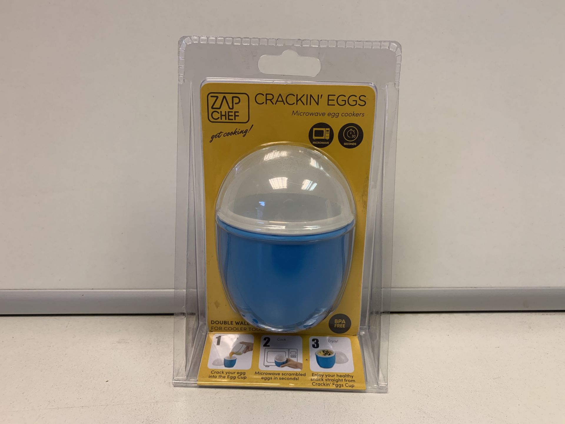 96 X BRAND NEW ZAP CHEF CRACKING EGGS MICROWAVE EGG COOKERS