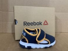 (NO VAT) 12 X BRAND NEW REEBOK WAVE GLIDER 3 SANDLAS BLUE SIZE i6