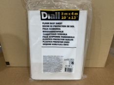 10 X BRAND NEW DIALL 80 MICRON DUST SHEETS 3M X 4M