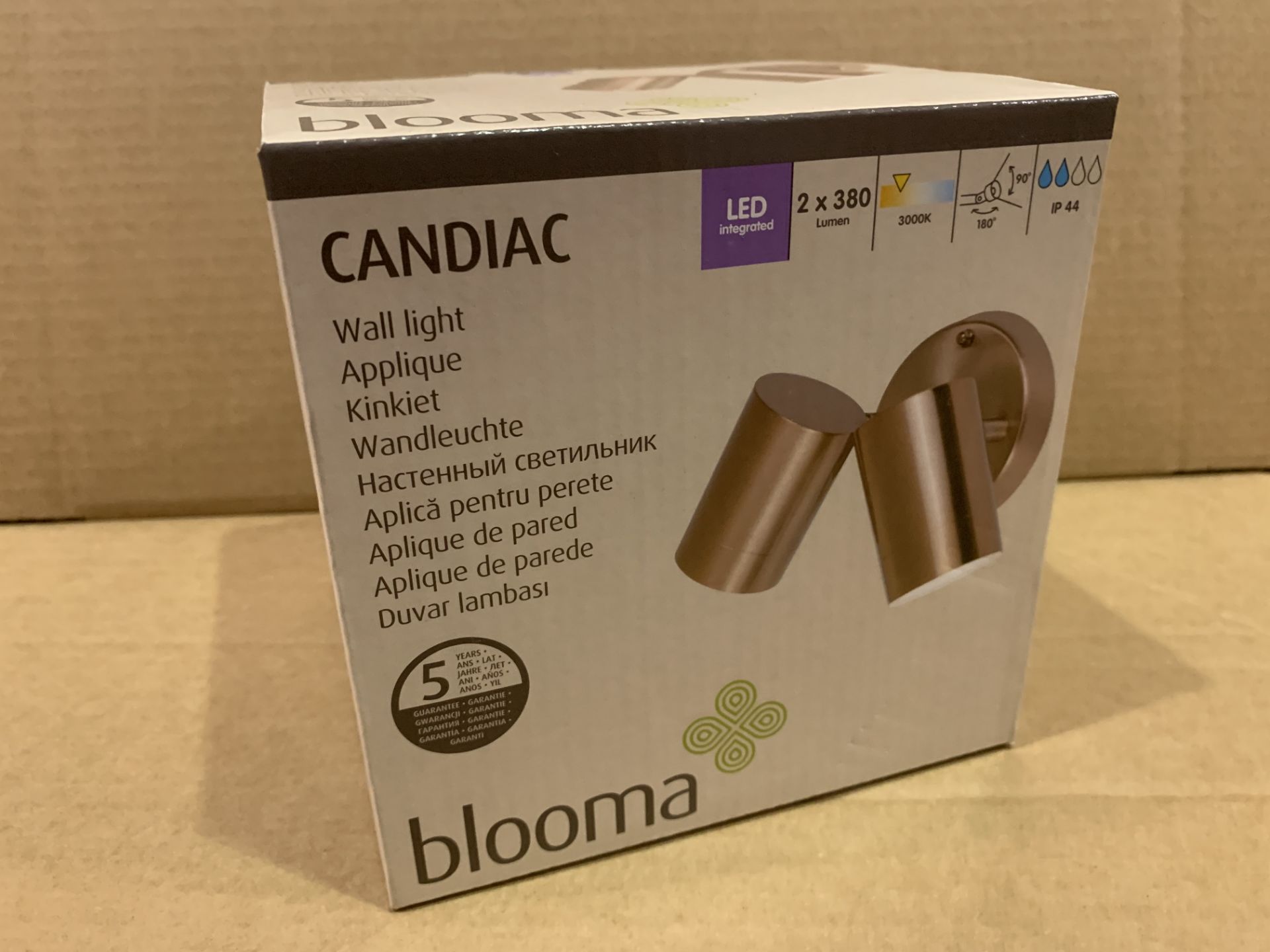 10 X BRAND NEW BLOOMA CANDIAC LED WALL LIGHTS