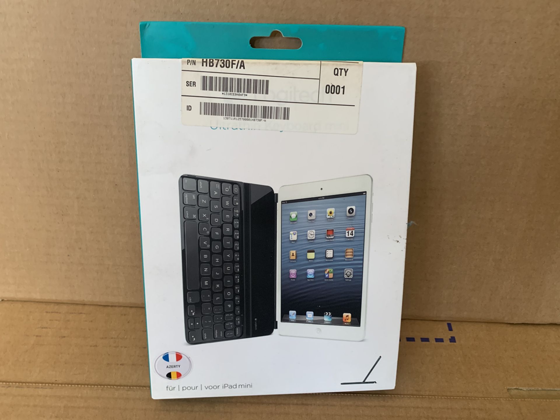 12 X BRAND NEW LOGITECH ULTHARIN KEYBOARD MINI (FRENCH) FOR IPAD MINI