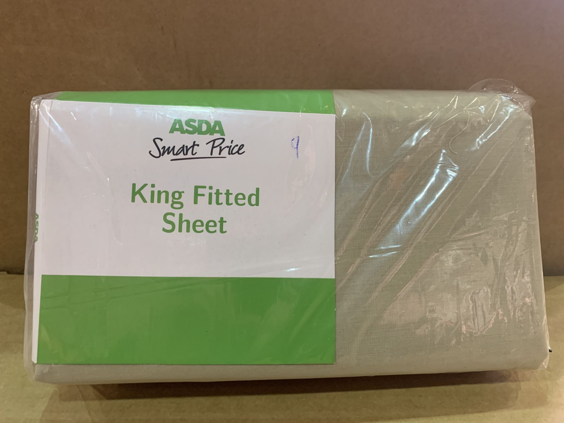 45 X BRAND NEW ASDA KING FITTED SHEETS
