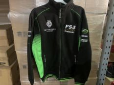 9 X BRAND NEW OFFICIAL KAWASAKI RACING FLEECE SIZE SMALL