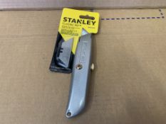 12 X BRAND NEW STANLEY CLASSIC 99 UTILITY KNOFE AND BLADE PACKS