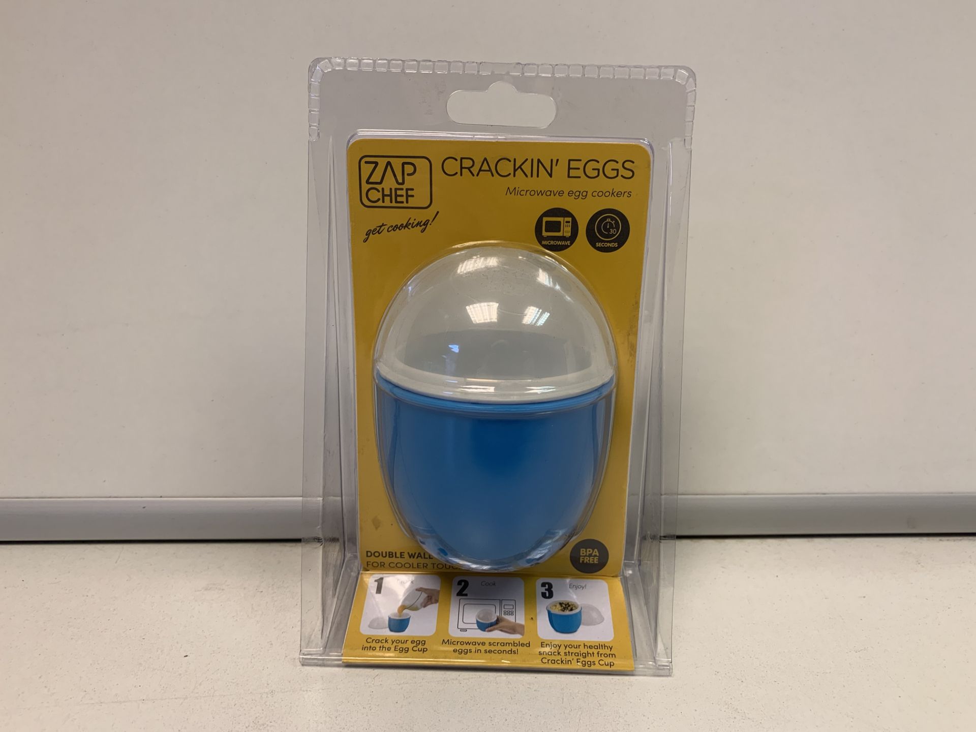 96 X BRAND NEW ZAP CHEF CRACKING EGGS MICROWAVE EGG COOKERS