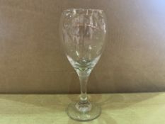 8 X BRAND NEW PACKS OF 12 LIBBEY TEARDROP 355ML GOBLET GLASSES