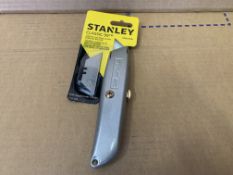 12 X BRAND NEW STANLEY CLASSIC 99 UTILITY KNOFE AND BLADE PACKS